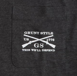 Thumbnail 2: GRUNT STYLE Men's Short Sleeve American Flag Graphic Tee 