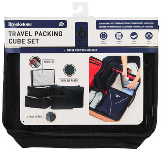 Thumbnail 1: Brookstone Travel Packing Cube Set 