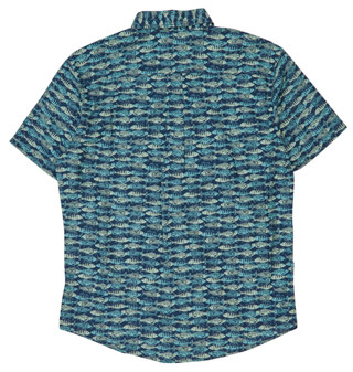 Thumbnail 2: Eddie Bauer Men's Baja Printed Short Sleeve Shirt 
