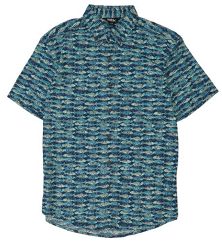 Thumbnail 1: Eddie Bauer Men's Baja Printed Short Sleeve Shirt 