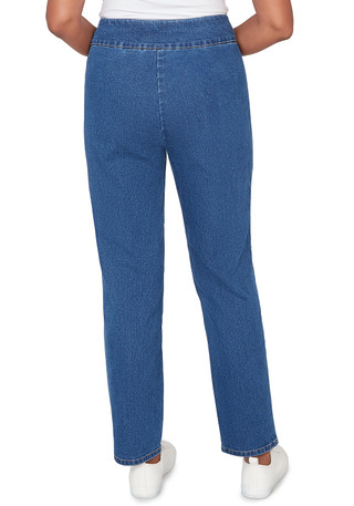 Thumbnail 5: Alfred Dunner Womens Heat Set Denim Pants 