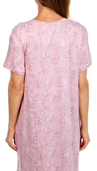 Thumbnail 2: Tahari Women's Short Sleeve Print Sleepshirt 