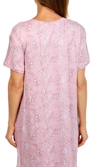 Thumbnail 2: Tahari Women's Short Sleeve Print Sleepshirt 