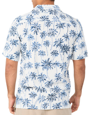 Thumbnail 2: CAMPIA Men's Palm Tree Button Down Shirt 