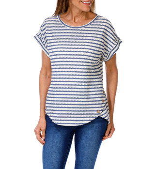 Thumbnail 1: Anneliese Women's Stripe Print Top  