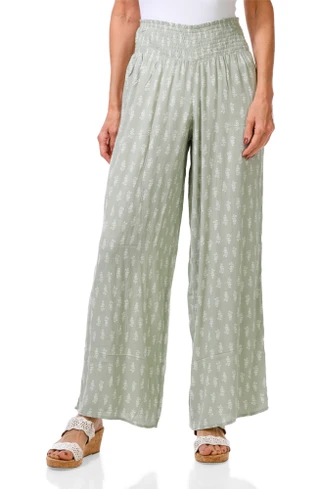 Thumbnail 2: Pink Rose Women's Palazzo Pants  