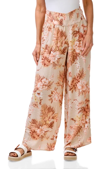 Thumbnail 2: Pink Rose Women's Palazzo Pants  