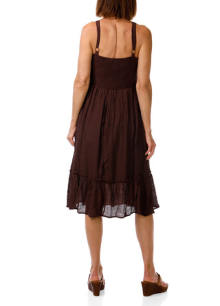 Thumbnail 2: As U Wish Women's Solid Sleeveless Dress  