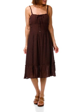 Thumbnail 1: As U Wish Women's Solid Sleeveless Dress  