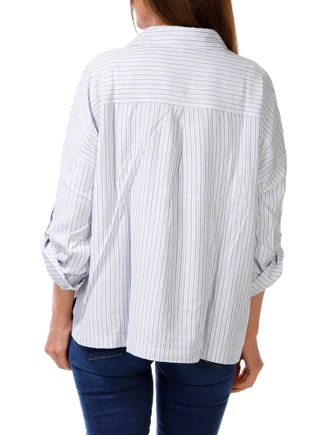 Thumbnail 2: MAX STUDIO Women's Stripe Print Pullover Top  