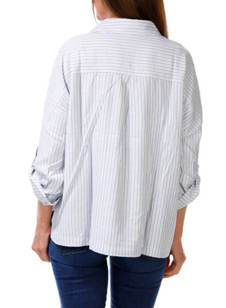 Thumbnail 2: MAX STUDIO Women's Stripe Print Pullover Top  