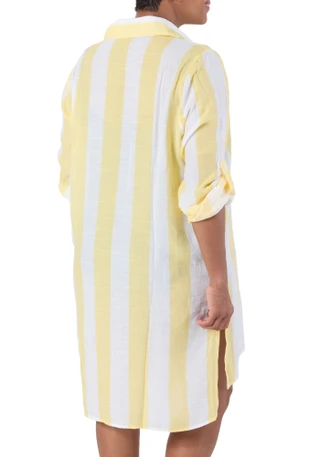 Thumbnail 2: SHORE LIFE Women's Plus Button Down Coverup 