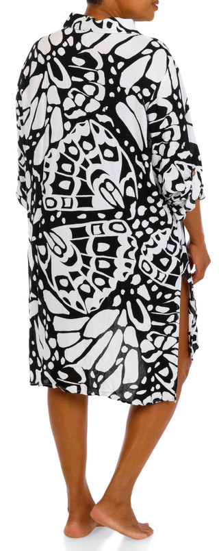 Thumbnail 2: SHORE LIFE Women's Plus Button Down Coverup 