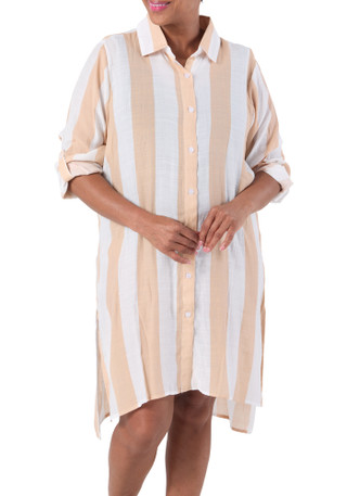 Thumbnail 1: SHORE LIFE Women's Plus Button Down Coverup 