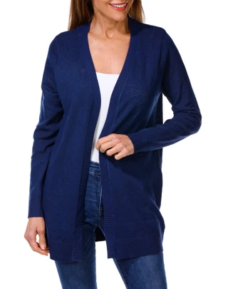 Thumbnail 1: RIO & RIAN Women's Open Front Cardigan  