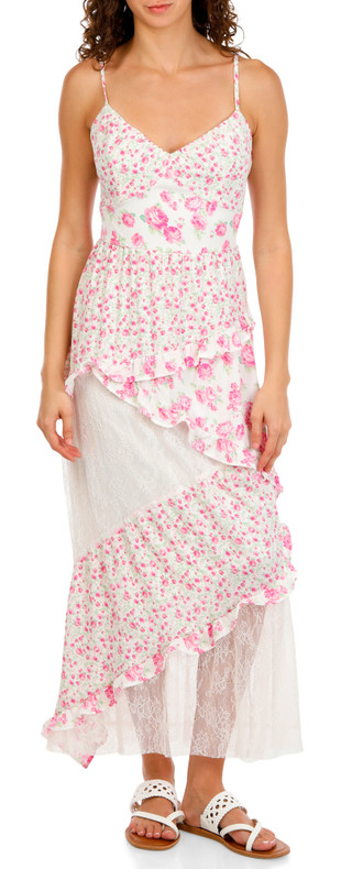 Thumbnail 1: Trixxi Juniors Floral Tiered Dress  