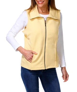 Thumbnail 1: Onque Women's Solid Quilted Vest  