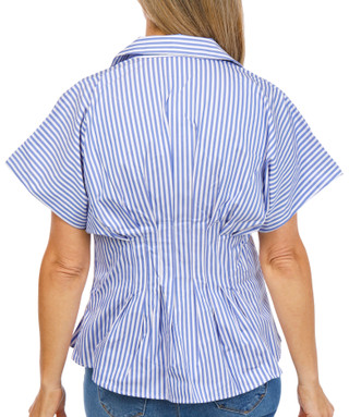 Thumbnail 3: Philosophy Women's Striped Cinched Waist Top 