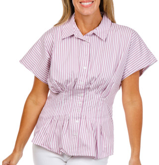 Thumbnail 1: Philosophy Women's Striped Cinched Waist Top 