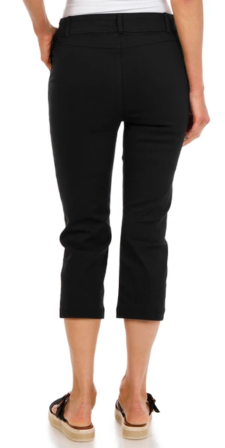 Thumbnail 2: Soho Petite Crochet Pocket Trim Capris 