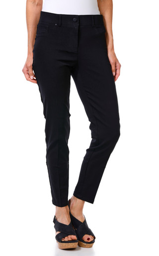 Thumbnail 1: Retrology Petite Comfort Waist Skinny Leg Pants 