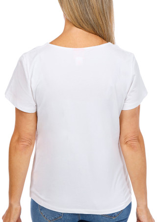Thumbnail 3: Hearts of Palm Women's Beaded Neck Top 
