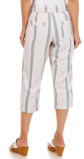 Thumbnail 2: Dash Women's Linen Capris 