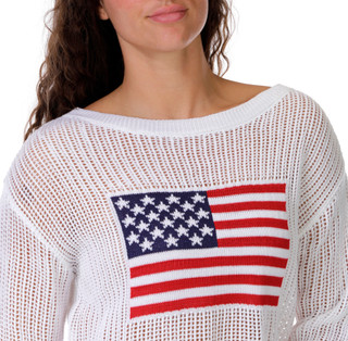Thumbnail 2: No Comment Juniors Open Knit Sweater 