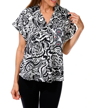 Thumbnail 1: Kathy Ireland Women's Button Down Top 