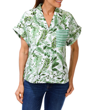 Thumbnail 1: Kathy Ireland Women's Button Down Top 