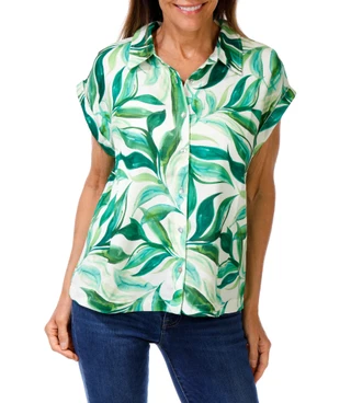 Thumbnail 1: Kathy Ireland Women's Button Down Top 
