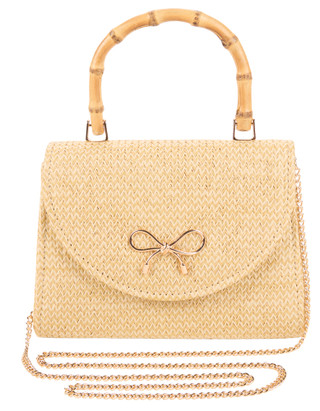 Thumbnail 1: D'Margeaux Bow Flap Top Handle Crossbody  