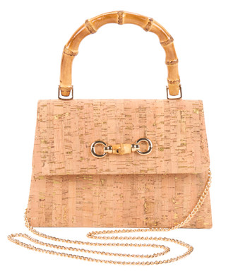 Thumbnail 1: ALESSIA Cork Body Flap Crossbody 