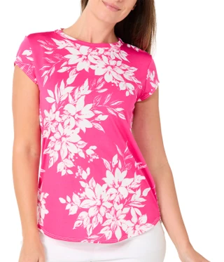 Thumbnail 1: Blue Sol Women's Cap Sleeve Floral Top 