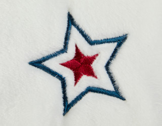 Thumbnail 2: Dream Home Plush Embroidered Star Throw Blanket 