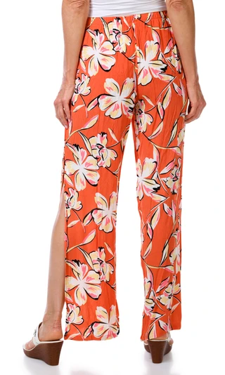 Thumbnail 2: Miken Women's Print Gauze Swim Cover Up Pants 