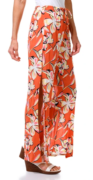 Thumbnail 3: Miken Women's Print Gauze Swim Cover Up Pants 