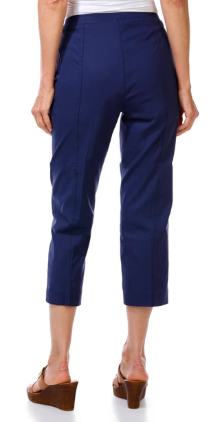 Thumbnail 2: Zac & Rachel Women's Pull-On Chain Waist Capris 