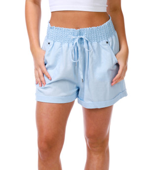 Thumbnail 1: Cisono Junior's Woven Pull On Shorts 