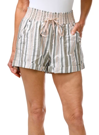 Thumbnail 1: Cisono Junior's Woven Pull On Shorts 