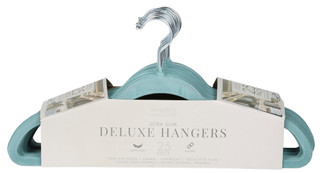 Thumbnail 1: SIMPLIFY 25 Pk Ultra Slim Deluxe Velvet Hangers Set 