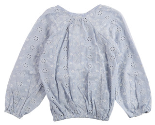 Thumbnail 2: Angie Juniors Long Sleeve Embroidered Button Down Top 