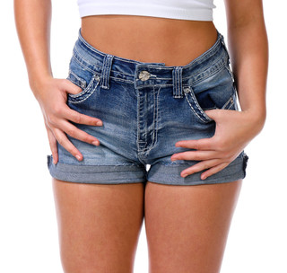 Thumbnail 1: Evolve Denim Junior's Cuffed Denim Jeans 
