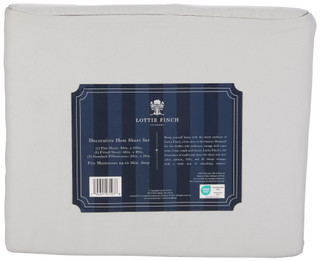Thumbnail 2: LOTTIE FINCH Embroidered Hem Sheet Set 