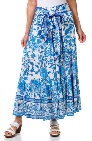 Thumbnail 1: FARMERS MARKET Women's Print Maxi Skirt 