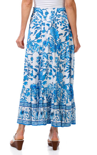 Thumbnail 6: FARMERS MARKET Women's Print Maxi Skirt 