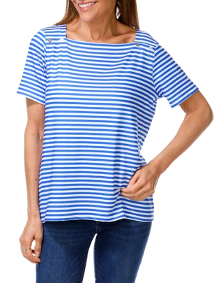 Thumbnail 1: Stella Parker Women's Square Neck Top  