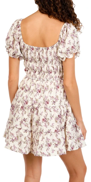 Thumbnail 3: Mary & Mo Juniors Floral Print Dress  