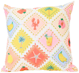 Thumbnail 2: SECONDARY 18x18 Inch Amalfi Outdoor Decorative Pillow 