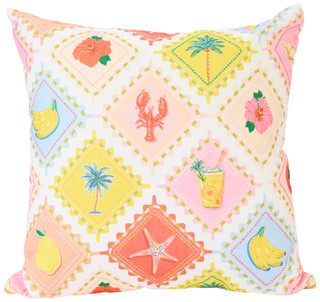 Thumbnail 1: SECONDARY 18x18 Inch Amalfi Outdoor Decorative Pillow 